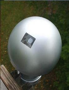 Small window for the sensor only
