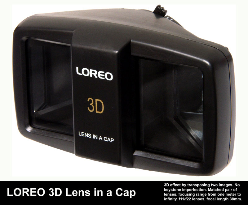 Loreo 3D lens in a cap - click here to go to their website