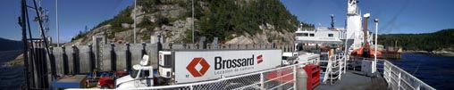 Tadoussac Ferry as a Panorama