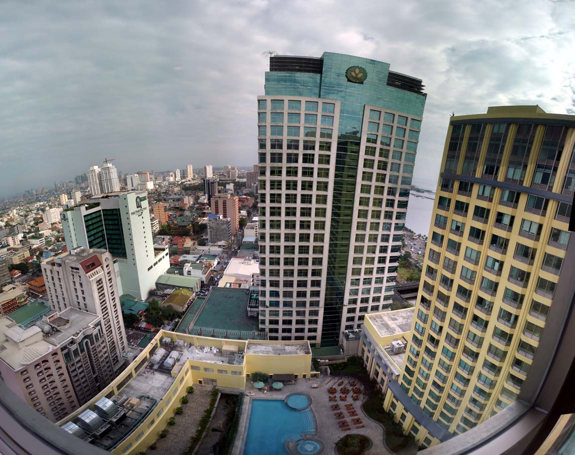 Hyatt room view panorama