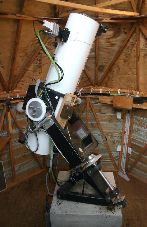 Scope with Audine and cooling fluid tubes.