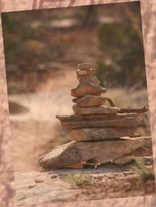 A Cairn: indispensable to follow a trail