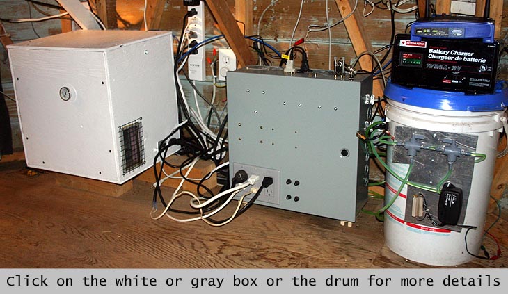 Computers and cooling tank - click on on items